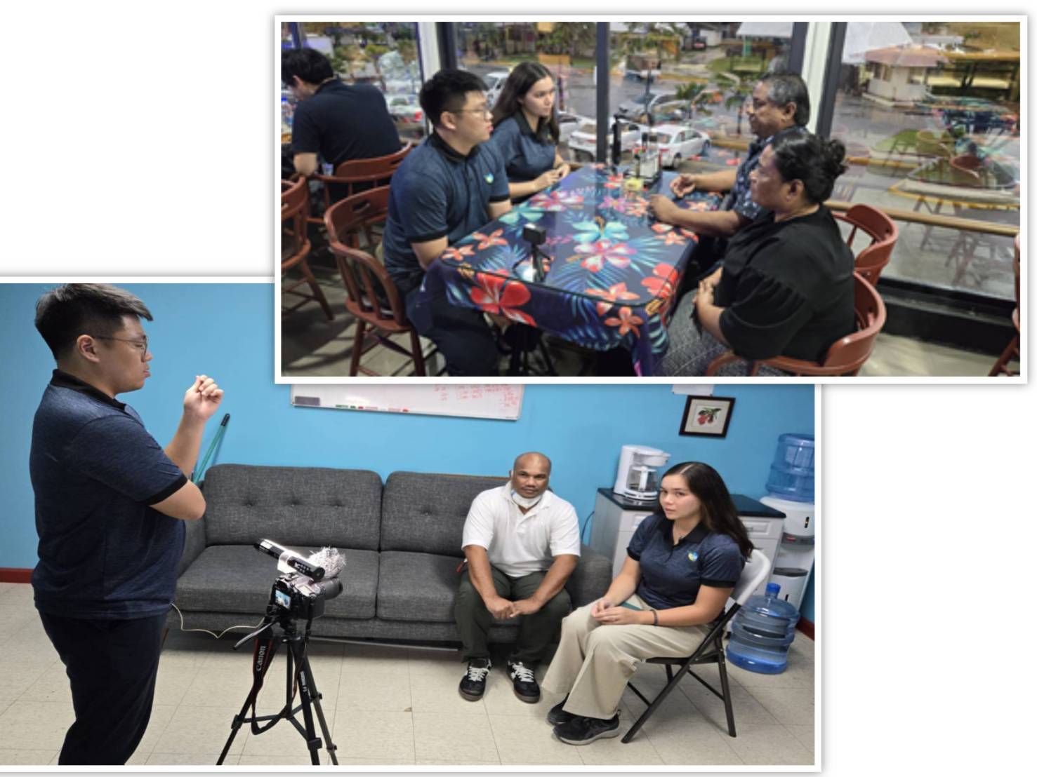 Yu-Ming Liu and Catherine Tadlock interviewed individuals who had received vocational training in Taiwan and later returned to work in the Marshall Islands. They also met with NCCU alumnus, Senator Br